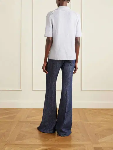 Gabriela Hearst Sohan Brushed-cashmere Polo Sweater | Thumbnail 4 Gabriela Hearst Sohan Brushed-cashmere Polo Sweater | Thumbnail 4