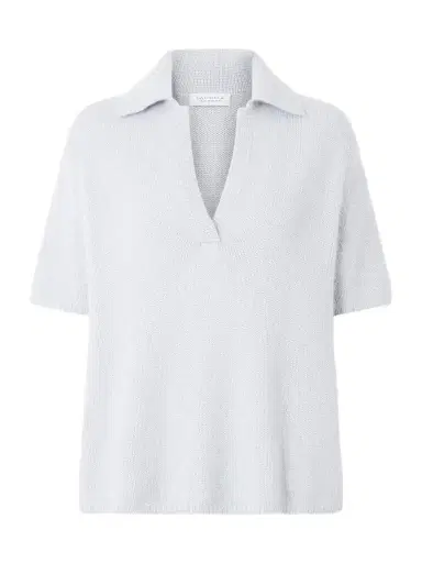 Gabriela Hearst Sohan Brushed-cashmere Polo Sweater | Thumbnail 1 Gabriela Hearst Sohan Brushed-cashmere Polo Sweater | Thumbnail 1