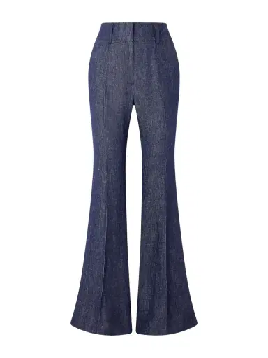 Gabriela Hearst Rhein Linen-chambray Flared Pants | Thumbnail 1 Gabriela Hearst Rhein Linen-chambray Flared Pants | Thumbnail 1