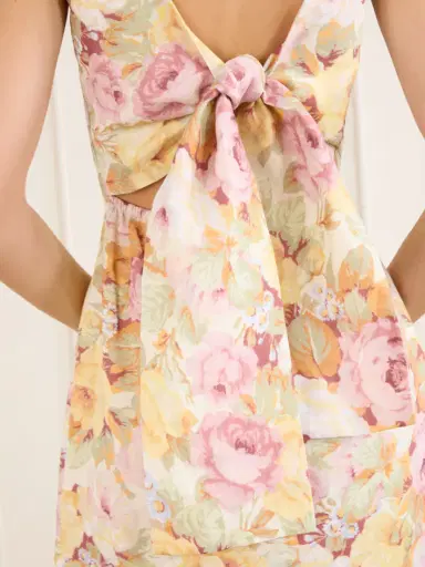 Faithfull Sofia Floral-print Linen Mini Dress | Thumbnail 4 Faithfull Sofia Floral-print Linen Mini Dress | Thumbnail 4