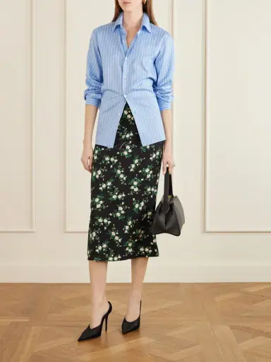 Dolce & Gabbana Floral-print Satin Midi Skirt | Thumbnail 2 Dolce & Gabbana Floral-print Satin Midi Skirt | Thumbnail 2