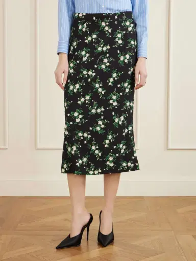 Dolce & Gabbana Floral-print Satin Midi Skirt | Thumbnail 3 Dolce & Gabbana Floral-print Satin Midi Skirt | Thumbnail 3
