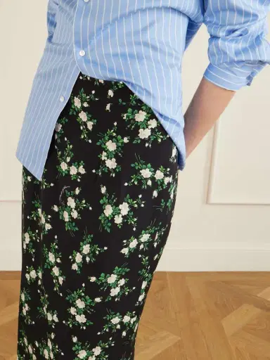 Dolce & Gabbana Floral-print Satin Midi Skirt | Thumbnail 5 Dolce & Gabbana Floral-print Satin Midi Skirt | Thumbnail 5