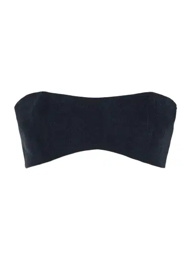 AGOLDE + Maria Mcmanus Organic And Recycled-denim Bandeau Top | Thumbnail 1 AGOLDE + Maria Mcmanus Organic And Recycled-denim Bandeau Top | Thumbnail 1