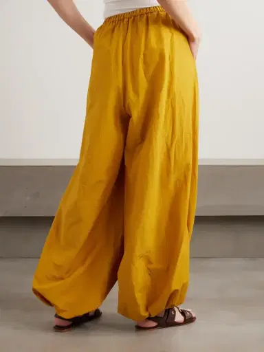 Jamie Haller The Balloon Cotton And Silk-blend Balloon Pants | Thumbnail 3 Jamie Haller The Balloon Cotton And Silk-blend Balloon Pants | Thumbnail 3