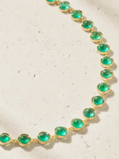 Irene Neuwirth 18-karat Gold Emerald Necklace | Thumbnail 4 Irene Neuwirth 18-karat Gold Emerald Necklace | Thumbnail 4