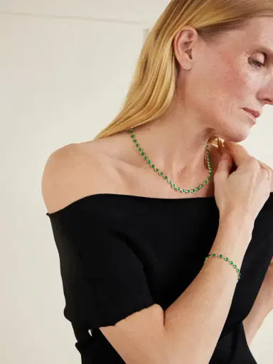 Irene Neuwirth 18-karat Gold Emerald Necklace | Thumbnail 5 Irene Neuwirth 18-karat Gold Emerald Necklace | Thumbnail 5