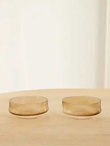Brunello Cucinelli Set Of Two Glass Bowls | Thumbnail 1 Brunello Cucinelli Set Of Two Glass Bowls | Thumbnail 1