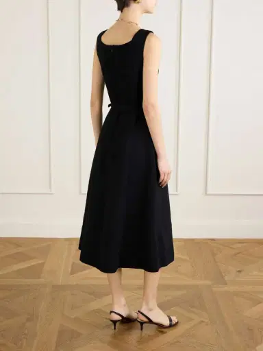 Emilia Wickstead Petra Wool Crepe Dress | Thumbnail 3 Emilia Wickstead Petra Wool Crepe Dress | Thumbnail 3