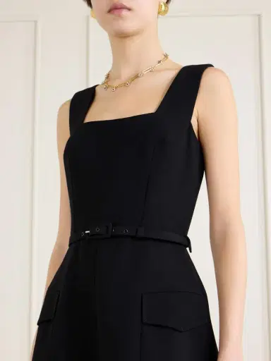 Emilia Wickstead Petra Wool Crepe Dress | Thumbnail 4 Emilia Wickstead Petra Wool Crepe Dress | Thumbnail 4