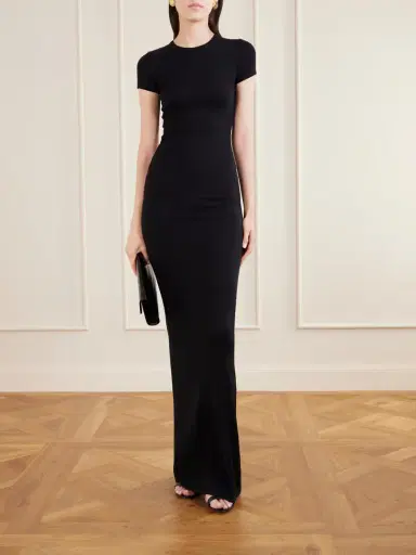 ÉTERNE Ribbed Jersey Maxi Dress | Thumbnail 2 ÉTERNE Ribbed Jersey Maxi Dress | Thumbnail 2