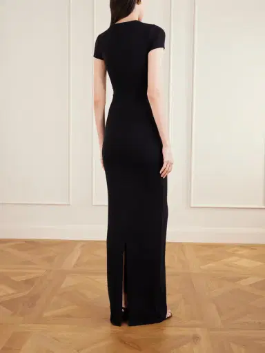 ÉTERNE Ribbed Jersey Maxi Dress | Thumbnail 3 ÉTERNE Ribbed Jersey Maxi Dress | Thumbnail 3