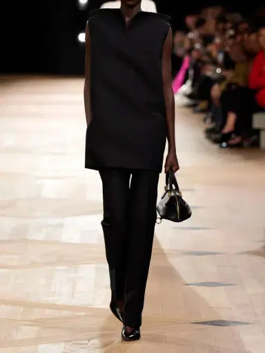 Balenciaga Vareuse Draped Scuba Mini Dress | Thumbnail 6 Balenciaga Vareuse Draped Scuba Mini Dress | Thumbnail 6