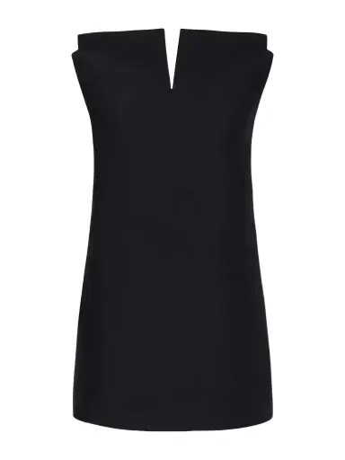 Balenciaga Vareuse Draped Scuba Mini Dress | Thumbnail 1 Balenciaga Vareuse Draped Scuba Mini Dress | Thumbnail 1