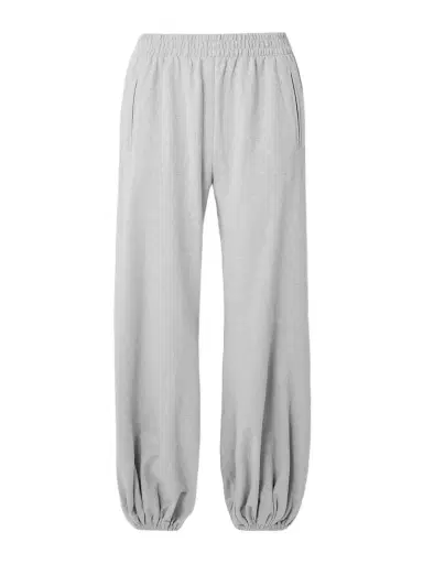 Norma Kamali Stretch-cotton Jersey Tapered Sweatpants | Thumbnail 1 Norma Kamali Stretch-cotton Jersey Tapered Sweatpants | Thumbnail 1