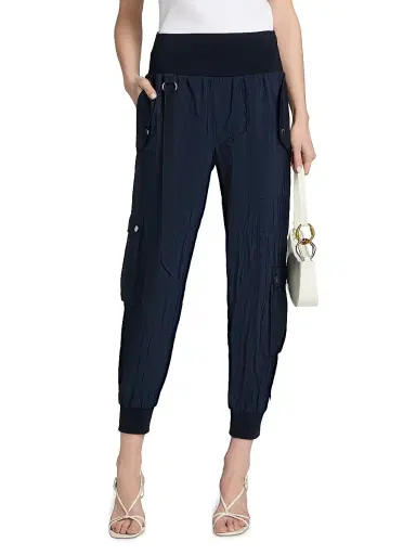 Cinq à Sept Women's Harmony Parachute Pants - Navy - Size XL | Thumbnail 3 Cinq à Sept Women's Harmony Parachute Pants - Navy - Size XL | Thumbnail 3