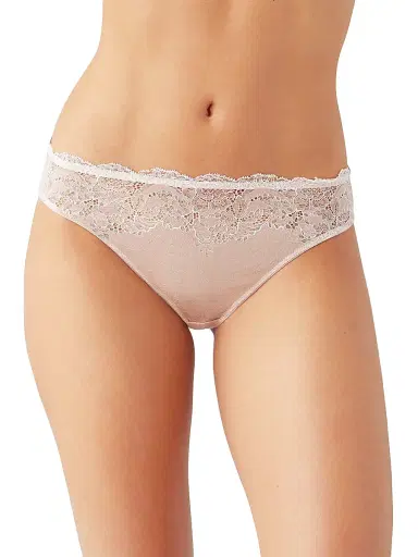 Wacoal Women's Modern Affair Bikini Bottom - Rosedust Angel Wing - Size XL | Thumbnail 2 Wacoal Women's Modern Affair Bikini Bottom - Rosedust Angel Wing - Size XL | Thumbnail 2