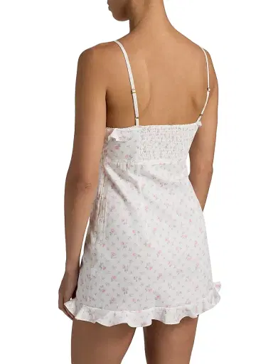 LoveShackFancy Women's Stephania Floral Minidress | Thumbnail 5 LoveShackFancy Women's Stephania Floral Minidress | Thumbnail 5