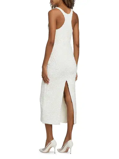 Adam Lippes Women's Nia Sequined Knit Midi-Dress - | Thumbnail 5 Adam Lippes Women's Nia Sequined Knit Midi-Dress - | Thumbnail 5