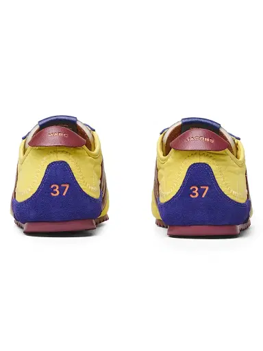 Marc Jacobs Women's The Bleeker 400 Leather Runner Sneakers - Bumblebee Multi - Size 6 | Thumbnail 3 Marc Jacobs Women's The Bleeker 400 Leather Runner Sneakers - Bumblebee Multi - Size 6 | Thumbnail 3