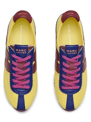 Marc Jacobs Women's The Bleeker 400 Leather Runner Sneakers - Bumblebee Multi - Size 6 | Thumbnail 4 Marc Jacobs Women's The Bleeker 400 Leather Runner Sneakers - Bumblebee Multi - Size 6 | Thumbnail 4