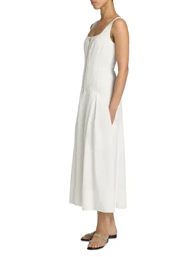 Ramy Brook Women's Moira Front-Zip A-Line Midi-Dress - | Thumbnail 4 Ramy Brook Women's Moira Front-Zip A-Line Midi-Dress - | Thumbnail 4