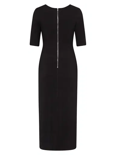 Milly Women's Abbygail Poppy Jersey Midi-Dress | Thumbnail 2 Milly Women's Abbygail Poppy Jersey Midi-Dress | Thumbnail 2