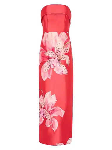 Milly Women's Ciara Printed Strapless Maxi Dress | Thumbnail 1 Milly Women's Ciara Printed Strapless Maxi Dress | Thumbnail 1