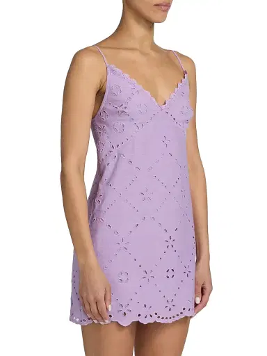 Hemant & Nandita Women's Cotton-Linen A-Line Minidress | Thumbnail 4 Hemant & Nandita Women's Cotton-Linen A-Line Minidress | Thumbnail 4