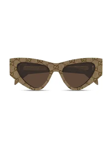 Gucci Women's Rowcut 53MM Cat-Eye Sunglasses - Beige | Thumbnail 2 Gucci Women's Rowcut 53MM Cat-Eye Sunglasses - Beige | Thumbnail 2