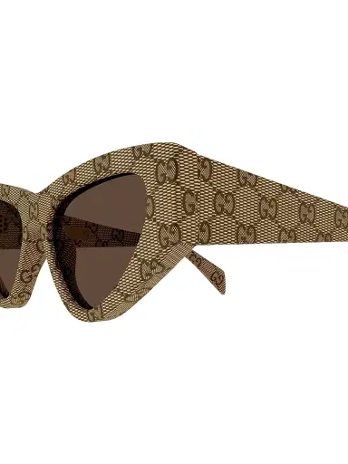 Gucci Women's Rowcut 53MM Cat-Eye Sunglasses - Beige | Thumbnail 3 Gucci Women's Rowcut 53MM Cat-Eye Sunglasses - Beige | Thumbnail 3