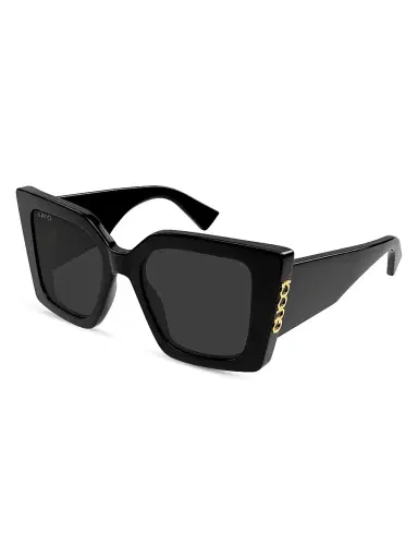 Gucci Women's On Side 51MM Butterfly Sunglasses - Black | Thumbnail 1 Gucci Women's On Side 51MM Butterfly Sunglasses - Black | Thumbnail 1
