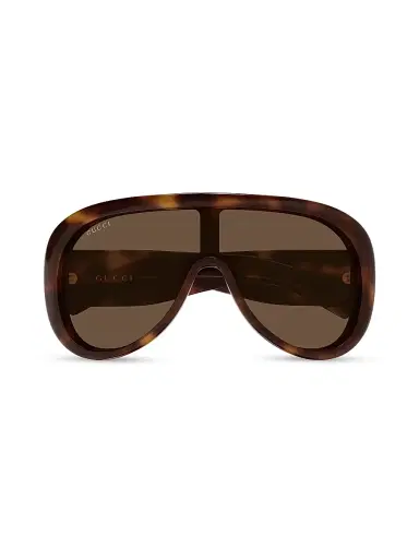Gucci Women's Fashion Show 99MM Pilot Sunglasses - Brown | Thumbnail 2 Gucci Women's Fashion Show 99MM Pilot Sunglasses - Brown | Thumbnail 2