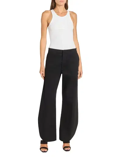 Alaïa Women's Cotton Petal Pants - Noir | Thumbnail 2 Alaïa Women's Cotton Petal Pants - Noir | Thumbnail 2