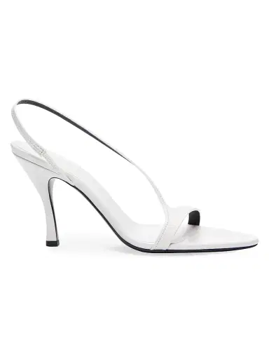 Loulou Studio Women's Arwa 5MM Leather Slingback Sandals - White | Thumbnail 1 Loulou Studio Women's Arwa 5MM Leather Slingback Sandals - White | Thumbnail 1