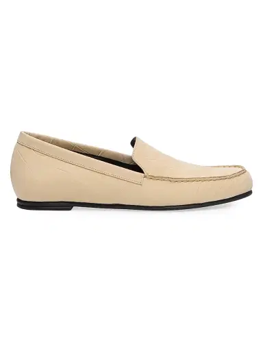 Loulou Studio Women's Pesaro Croc-Embossed Leather Loafers - Ecru | Thumbnail 1 Loulou Studio Women's Pesaro Croc-Embossed Leather Loafers - Ecru | Thumbnail 1