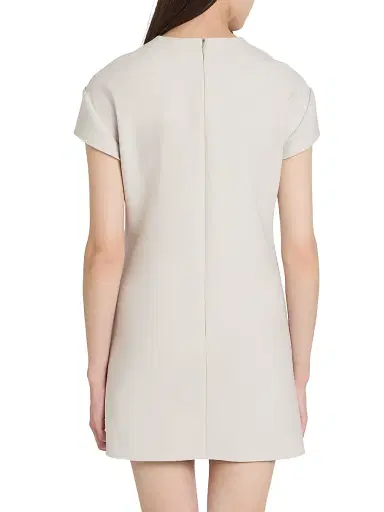 Courrèges Women's Heritage Wool-Blend Minidress - Clay | Thumbnail 5 Courrèges Women's Heritage Wool-Blend Minidress - Clay | Thumbnail 5