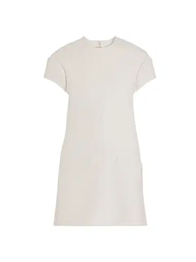 Courrèges Women's Heritage Wool-Blend Minidress - Clay | Thumbnail 1 Courrèges Women's Heritage Wool-Blend Minidress - Clay | Thumbnail 1