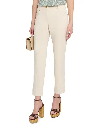 MAISON COMMON Women's Stretch-Denim Crop Jeans - Sand - Size 14 | Thumbnail 3 MAISON COMMON Women's Stretch-Denim Crop Jeans - Sand - Size 14 | Thumbnail 3