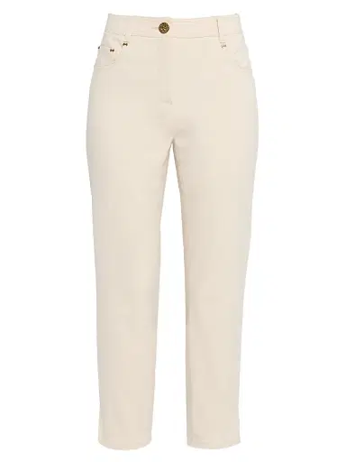 MAISON COMMON Women's Stretch-Denim Crop Jeans - Sand - Size 14 | Thumbnail 1 MAISON COMMON Women's Stretch-Denim Crop Jeans - Sand - Size 14 | Thumbnail 1