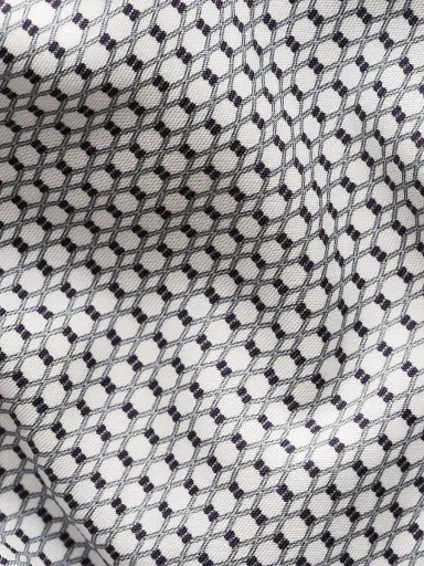 Eton Men's Geometric Print Slim-Fit Twill Shirt - Blue - Size 17.5 | Thumbnail 8 Eton Men's Geometric Print Slim-Fit Twill Shirt - Blue - Size 17.5 | Thumbnail 8