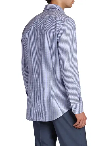 Etro Men's Striped Jacquard Shirt - Bicolour | Thumbnail 5 Etro Men's Striped Jacquard Shirt - Bicolour | Thumbnail 5