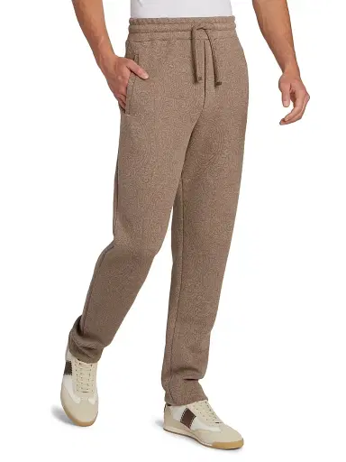 Etro Men's Paisley Straight-Leg Joggers - Bicolour | Thumbnail 4 Etro Men's Paisley Straight-Leg Joggers - Bicolour | Thumbnail 4