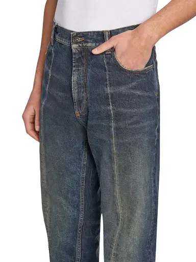 Versace Men's Non-Stretch Vintage Shibuya Straight-Leg Jeans | Thumbnail 6 Versace Men's Non-Stretch Vintage Shibuya Straight-Leg Jeans | Thumbnail 6