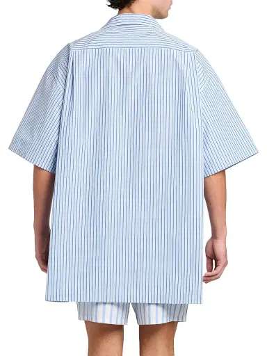 Dolce & Gabbana Men's Striped Cotton-Silk Camp Shirt - Rigato | Thumbnail 5 Dolce & Gabbana Men's Striped Cotton-Silk Camp Shirt - Rigato | Thumbnail 5