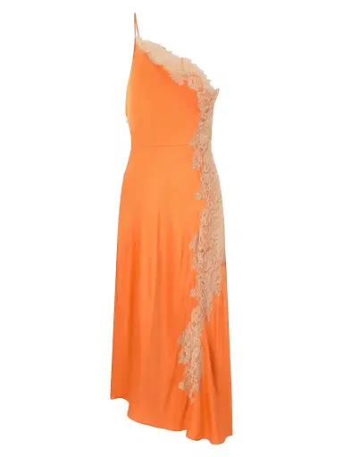 A.L.C. Women's Lou Lace-Trim Satin Midi-Slipdress | Thumbnail 1 A.L.C. Women's Lou Lace-Trim Satin Midi-Slipdress | Thumbnail 1