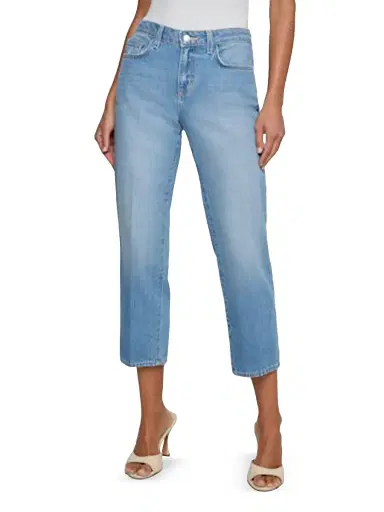 L'Agence Women's Thalina Crop Stovepipe Jeans | Thumbnail 3 L'Agence Women's Thalina Crop Stovepipe Jeans | Thumbnail 3