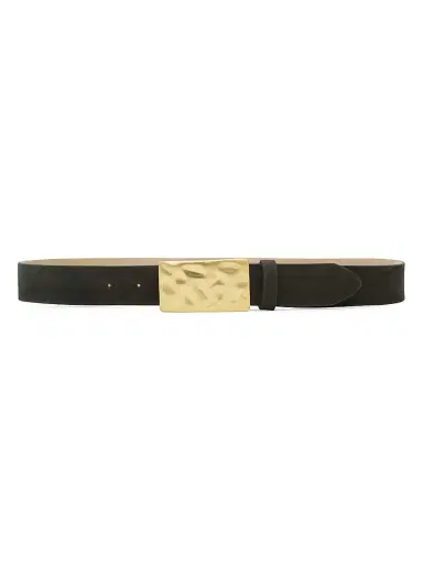L'AGENCE Women's Chara Suede Belt - Olive Suede | Thumbnail 1 L'AGENCE Women's Chara Suede Belt - Olive Suede | Thumbnail 1