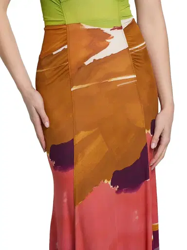 Ulla Johnson Women's Lana Printed Maxi Dress - Nature Abhors A Vacuum - Size Large | Thumbnail 6 Ulla Johnson Women's Lana Printed Maxi Dress - Nature Abhors A Vacuum - Size Large | Thumbnail 6