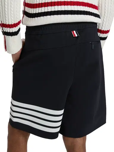 Thom Browne Men's 4-Bar Tech Shorts - Navy - Size XXL | Thumbnail 6 Thom Browne Men's 4-Bar Tech Shorts - Navy - Size XXL | Thumbnail 6